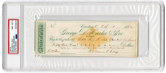 Supreme Court Associate Justice William R. Day Signed Check (PSA/DNA  NM-MT 8)