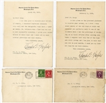 Charles E Hughes Chief Justice US Supreme Court Signed Letters (3) 1930, 1936, 1938