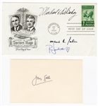 Jonas Salk, Michael DeBakey, Albert Sabin and Robert Jarvik Autographs