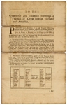 1750s Colonial Epistle to Friends