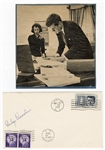 Evelyn Lincoln Signed JFK First Day Cover Envelope
