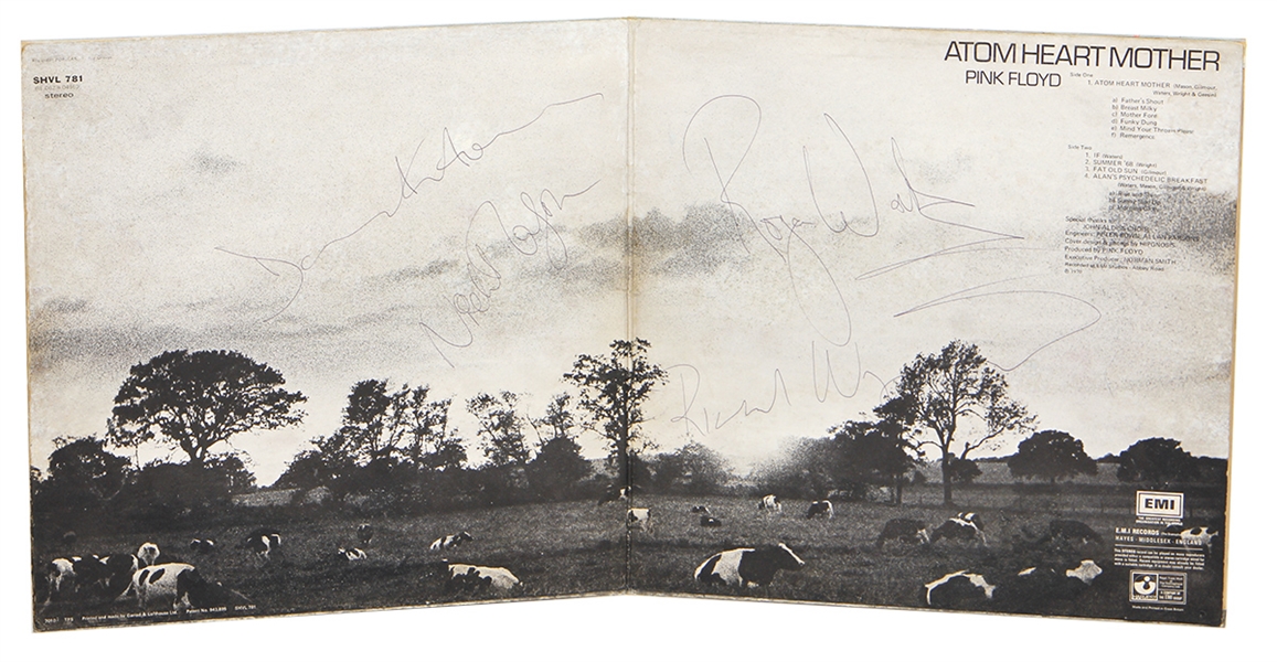 Pink Floyd Band Signed "Atom Heart Mother" Album Gatefold (JSA)