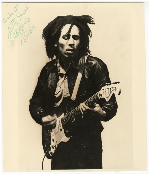 Bob Marley Signed & Inscribed Original Photograph (JSA & REAL)