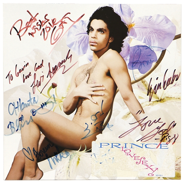 Prince & The Revolution Group Signed "Lovesexy" Record Album (JSA & REAL)