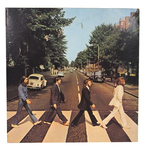 The Beatles Extremely Rare "Abbey Road" Original Vintage Record Store Promotional Standee