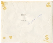 John Lennn & Yoko Ono Original Bob Brown Stamped 1971 Birthday Photograph