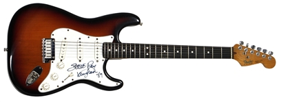 Stevie Ray Vaughan Owned, Played & Signed 1989 Sunburst Fender Stratocaster Guitar Used on “The Fire Meets The Fury” Tour (REAL)