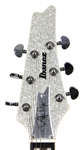 Paul Stanley Played & Signed Silver Sparkle Ibanez Guitar (REAL)
