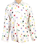Ringo Starr Owned & Stage Worn White Shirt with Stars from the Collection of Ringo Starr and Barbara Bach Auction 