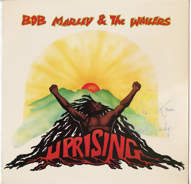 Bob Marley Signed "Uprising" Album (REAL)