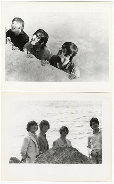 Beatles Original "HELP!" Gloria Stavers Stamped Behind-The-Scenes Movie Photographs