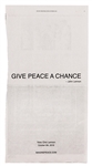 John Lennon & Yoko Ono War Is Over! If You Want It! Original Vintage Promotional Newsprint Poster Archive