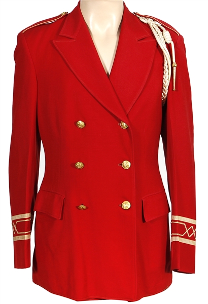 Michael Jackson Circa 1984 Owned & Worn Red Military Style Jacket (Bob Jones LOA)