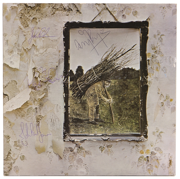 Led Zeppelin Band Signed "Led Zeppelin IV" Album (JSA & REAL)