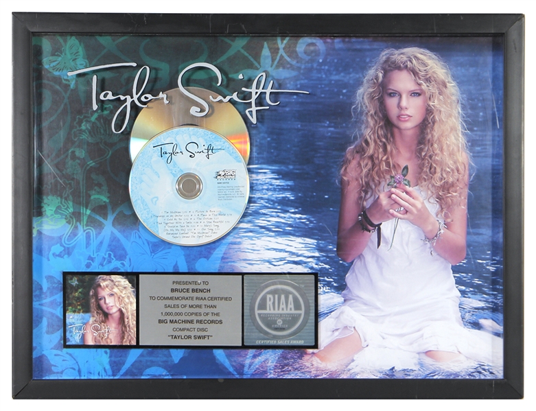 Taylor Swift RIAA Record Award for “Taylor Swift” Album