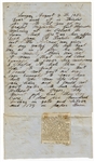 Historic Ship Captain Selah Dustin Handwritten Letter (Great Lakes Sea Captain)