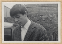 Paul McCartney Early Original Snapshot Photograph