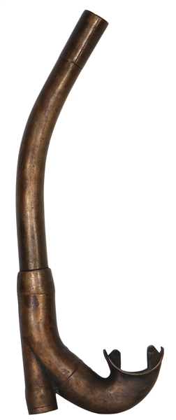 Jeff Koons Original 1985 Snorkel (Generic) Sculpture (Authentic Unfinished Casting)