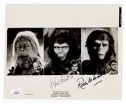Kim Hunter & Roddy McDowell Signed "Planet of the Apes" Photograph JSA