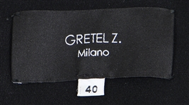 Avril Lavigne Tonight Show Starring Jimmy Fallon Worn Custom Gretel Z Milano Black Gown