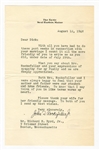 John D. Rockefeller Jr. Signed Letter to Richard E. Byrd, Jr.