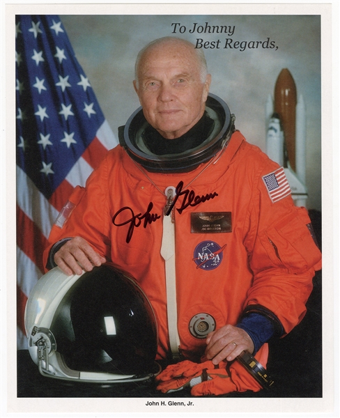 John Glenn Signed Photograph         