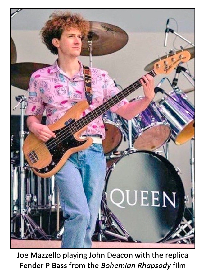 Lot Detail Fender 1965 Precision Bass Screen Used in The Mega Blockbuster film Bohemian Rhapsody for John Deacon s Character