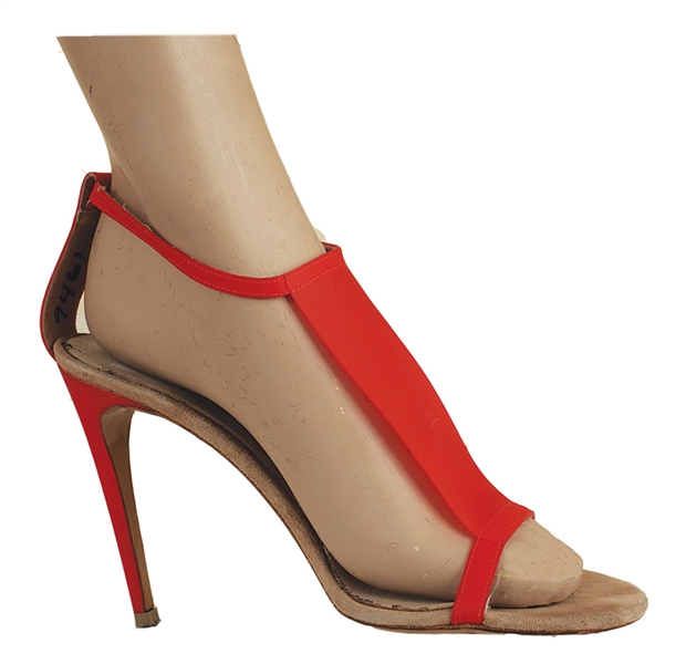 Beyonce Owned & Worn Burberry T-Strap Stiletto Heels (Photo-Matched)