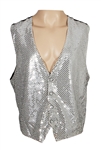 Quiet Riot Kevin DuBrow Owned & Stage Worn Metallic Silver Vest
