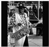 Bo Diddley Personally Owned and Worn Cowboy Hat with Sheriff's Badge
