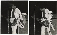 Jimi Hendrix Original Jeffrey Mayer Stamped Photographs (5)