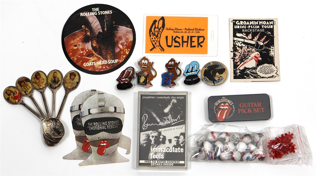 Rolling Stones Original Vintage Rock & Roll Memorabilia Archive 