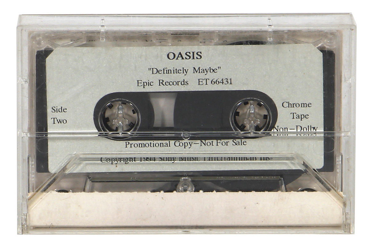 Lot Detail - Oasis Original “Definitely Maybe” Promotional Demo ...