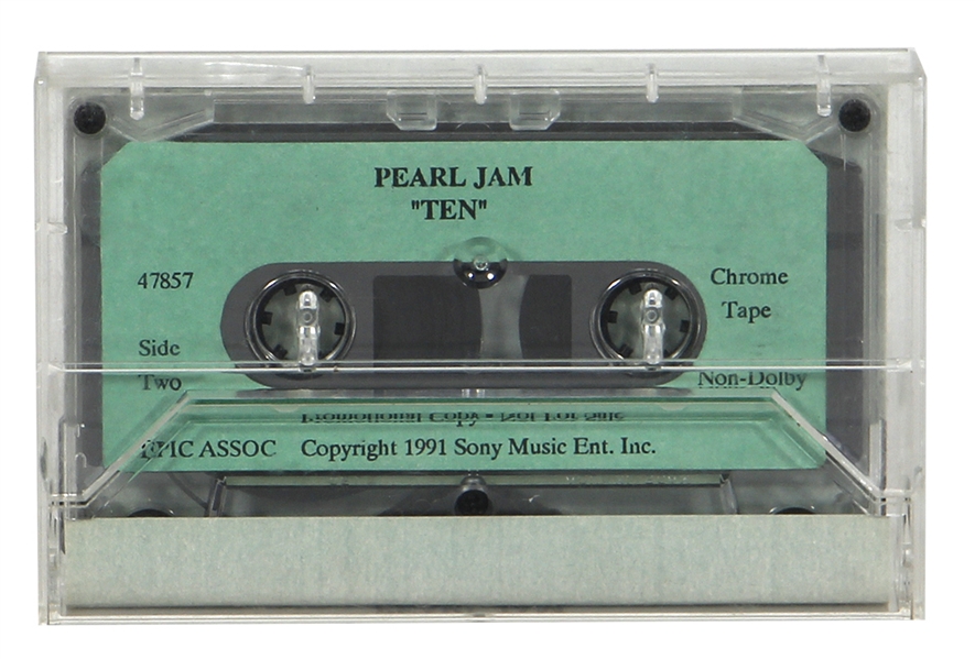 Pearl Jam "Ten" Original Promotional  Demo Cassette Tape