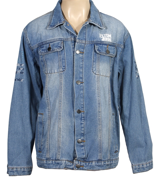 Elton John Original Denim Concert Tour Jacket Featuring "Madman Across The Water" 