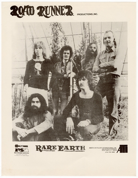 Rare Earth Original Vintage Promotional Photograph