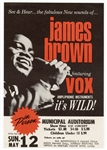 James Brown Original Vintage Concert Flyer
