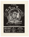 James Brown Original Vintage Concert Handbill