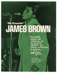 James Brown Original Vintage Promotional Concert Flyer - Irwin Pate/James Brown Enterprises
