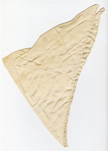 James Brown Owned and Worn Ivory Scarf