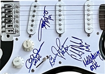 AC/DC Band Signed Black Fender Guitar (REAL)