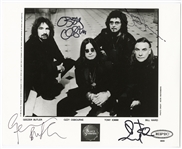 Black Sabbath Band Signed Promotional Photograph (REAL)