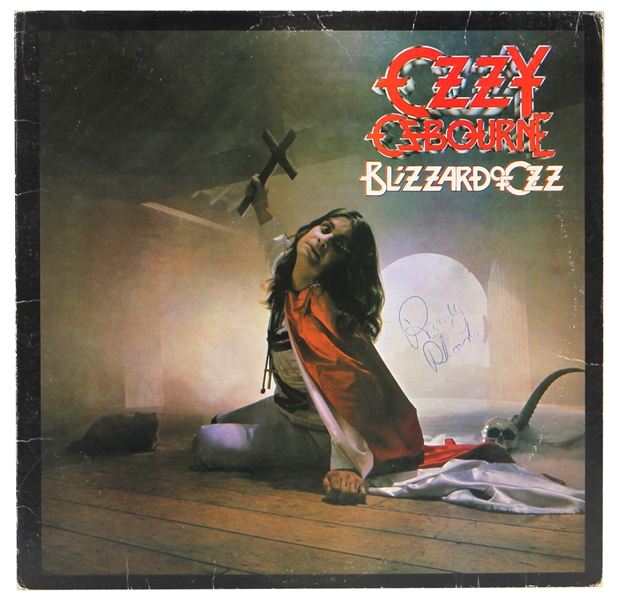 Randy Rhoads Signed “Blizzard of Ozz” Album (REAL)
