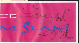 Prince Signed “Glam Slam” 12 Inch Cover Sleeve (REAL)