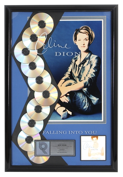 Celine Dion RIAA Record Award For “Falling Into You”