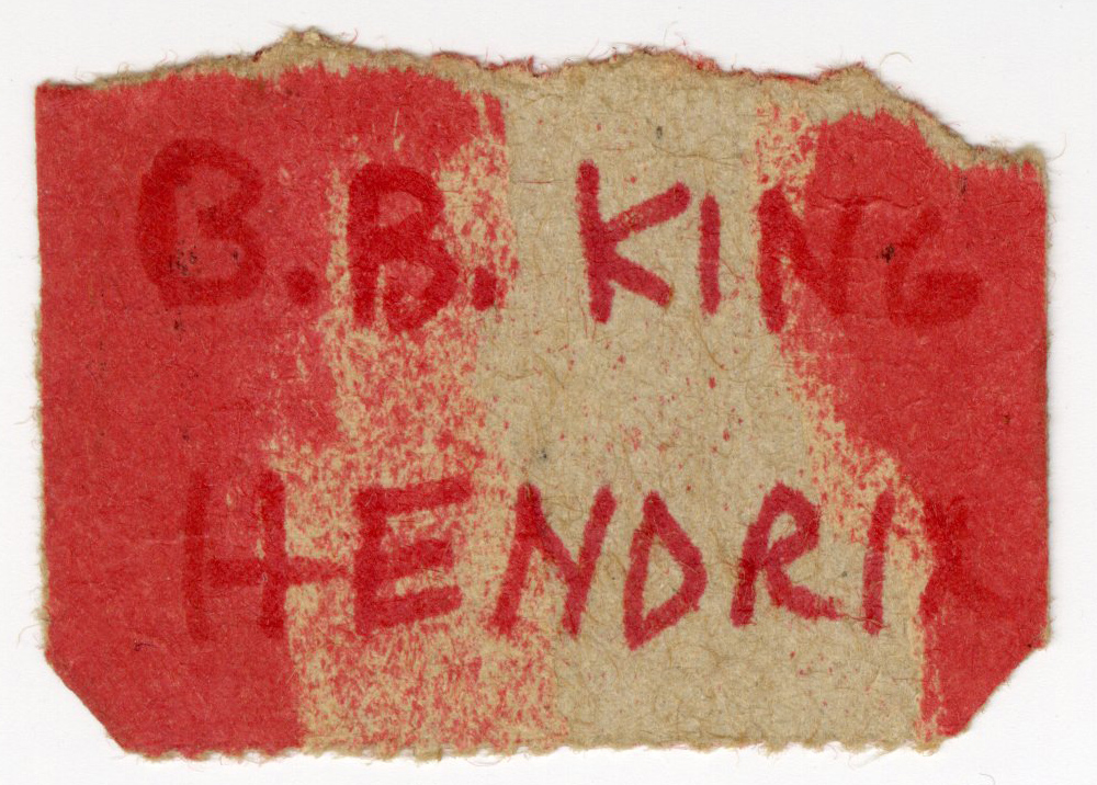 Lot Detail - 1968 Jimi Hendrix & B.B. King The Generation Club ...