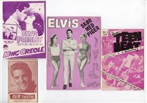 Elvis Presley Original Pop Shop/Teen Beat Magazines and Movie Promos (6)
