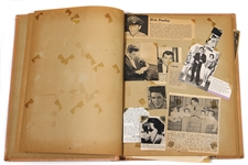 Elvis Presley Original Scrapbook with Incredible News Clippings