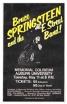 Bruce Springsteen & The E Street Band Original May 11, 1976 Auburn University Concert Poster