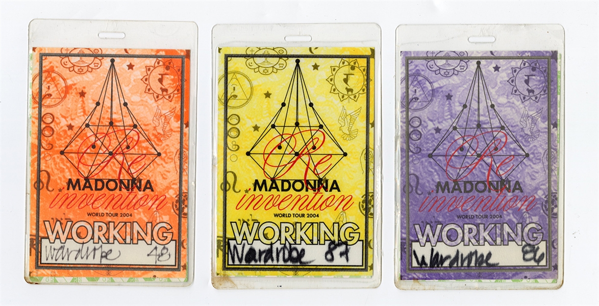 Madonna Original 2004 Invention Tour Concert Laminates